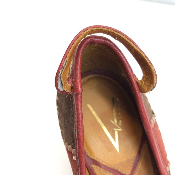 Vintage Y2K Vince Camuto Patchwork Platforms - Picture 7 of 8